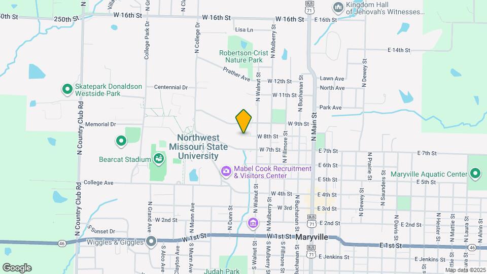 518.5 W 8th St Map and Location Details