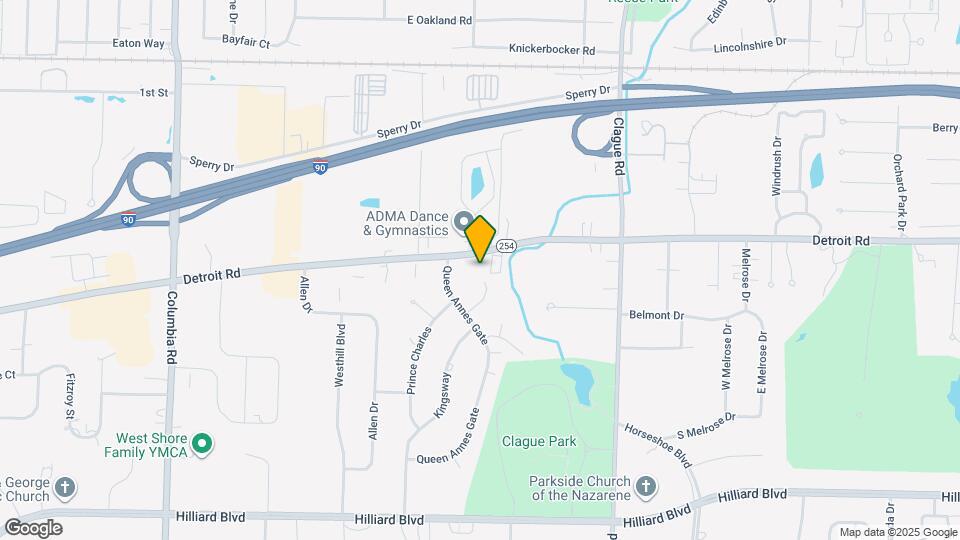 1155 Charter Oak Ln Map and Location Details