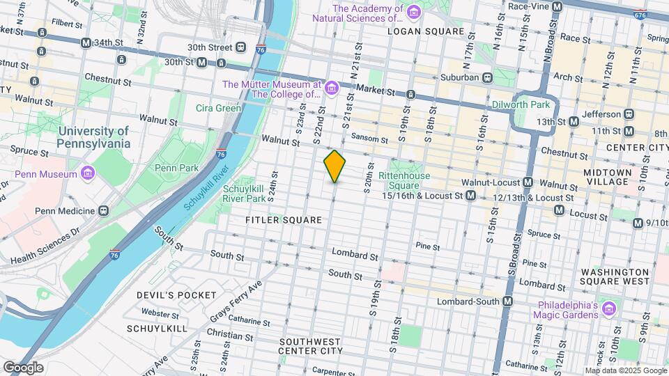 256 S 21st St Map and Location Details