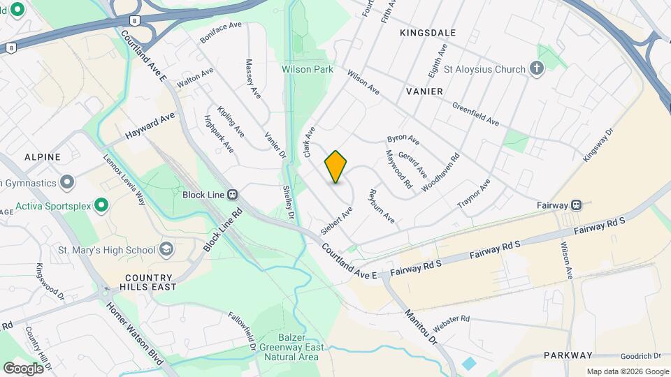 214 Clark Ave Map and Location Details