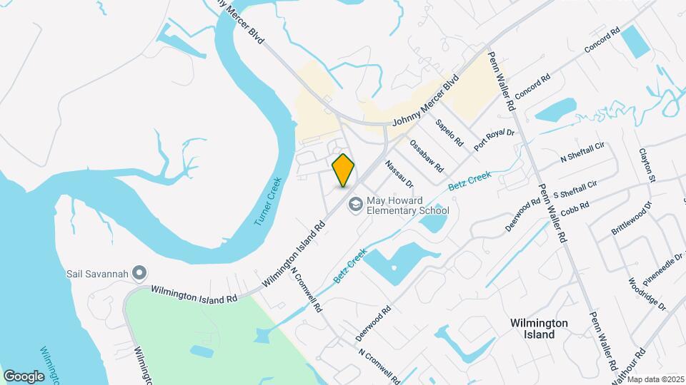 166 Wilmington Island Rd Map and Location Details