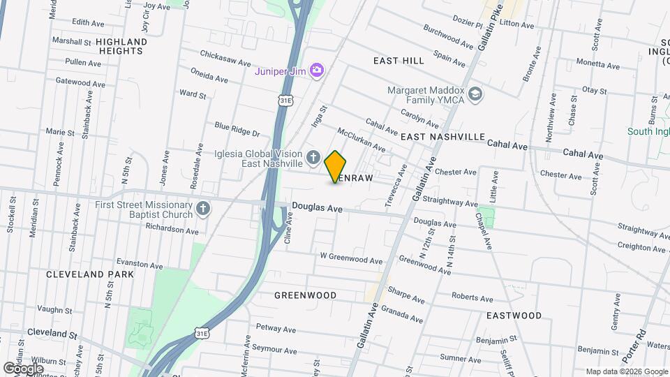 942B Strouse Avenue Unit B Map and Location Details