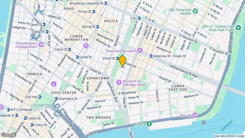 73 Eldridge St Map and Location Details