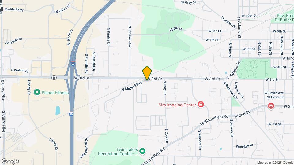 303 S Muller Pkwy Map and Location Details