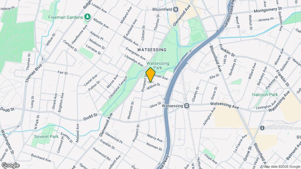 111 Willow St Map and Location Details