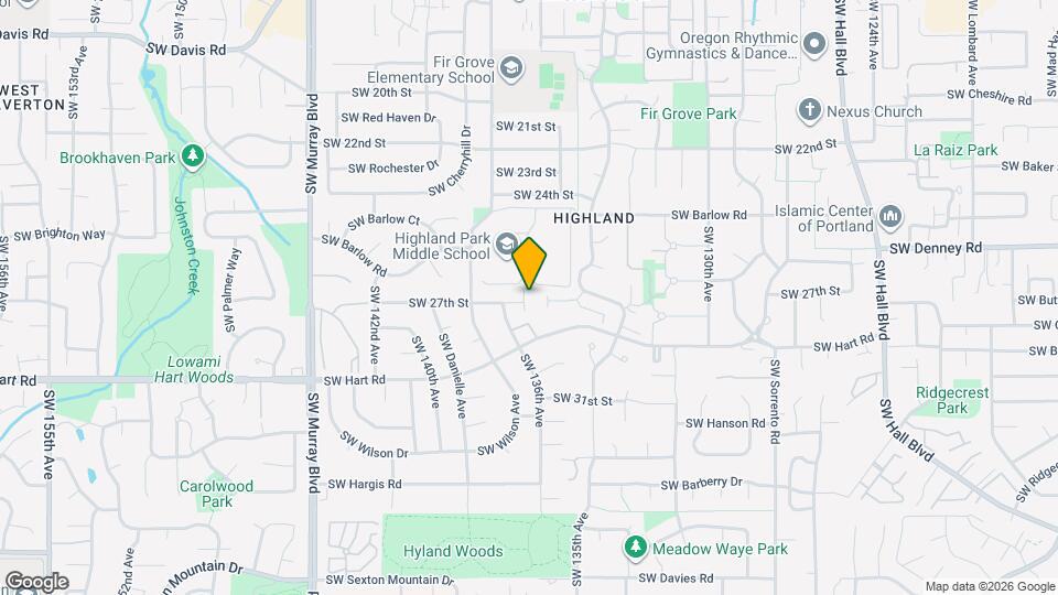 7180 SW 27th Ct Map and Location Details
