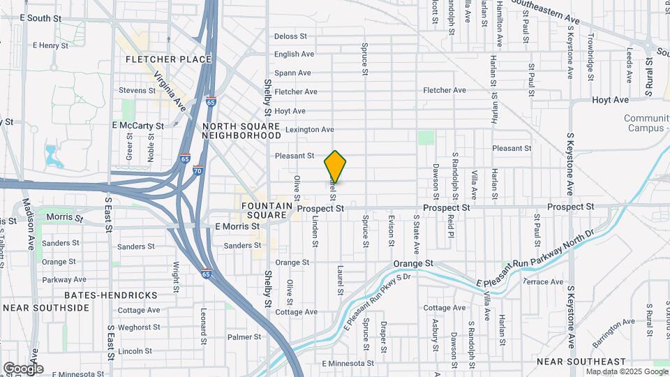 1017 Laurel St Map and Location Details