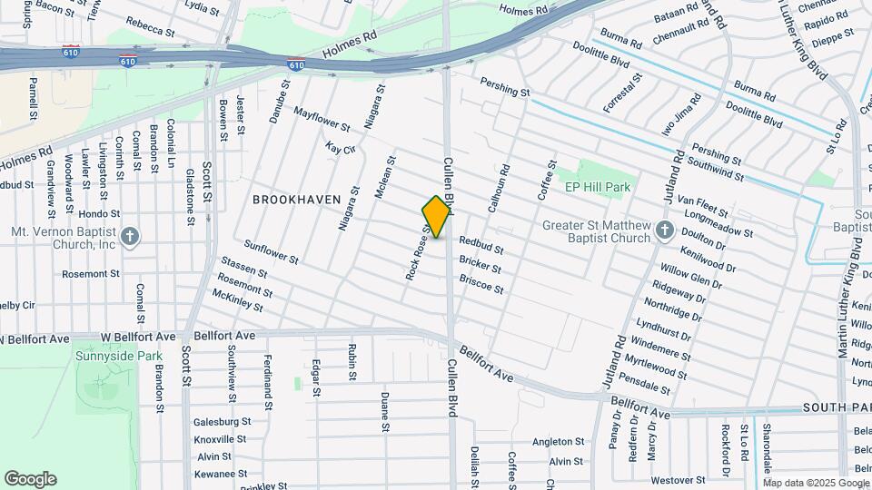 4614 Redbud St Map and Location Details
