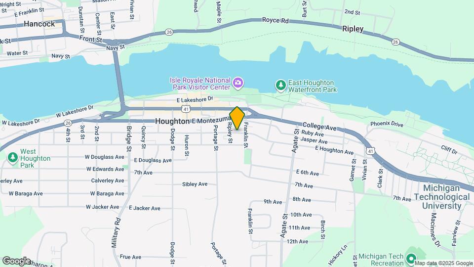 805 E Houghton Ave Map and Location Details