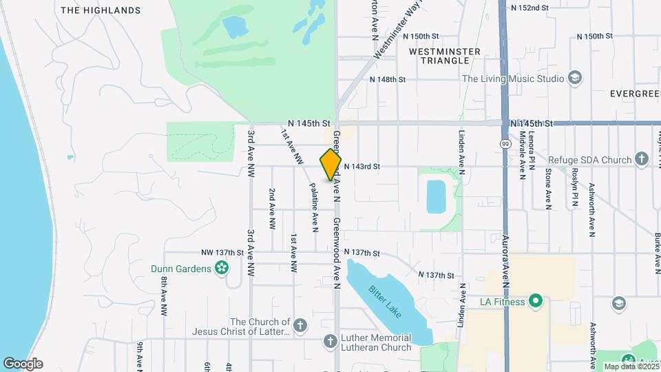 14035 Greenwood Ave N, Unit Greenwood Highlands B1 Map and Location Details