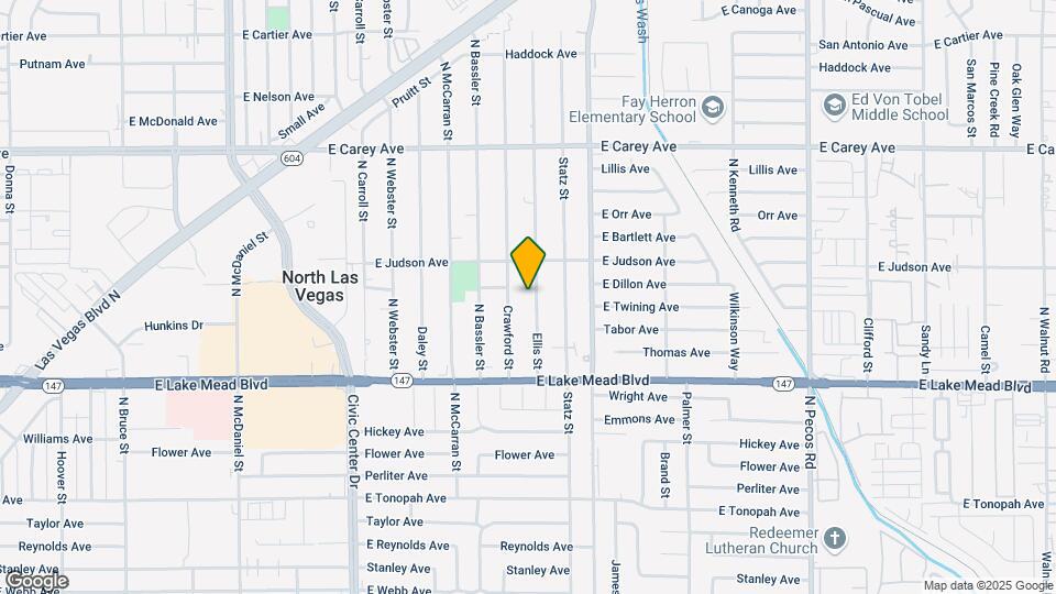 2133 Ellis St-Unit -B Map and Location Details