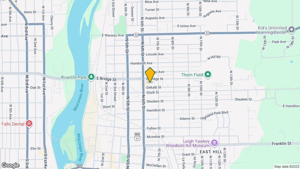 616 Dekalb St Map and Location Details