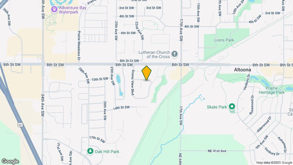2106 Timberline Ln Map and Location Details