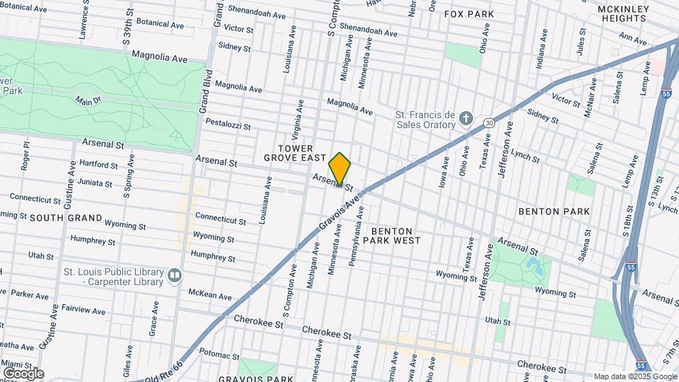 3100 Arsenal St-Unit -1 Map and Location Details