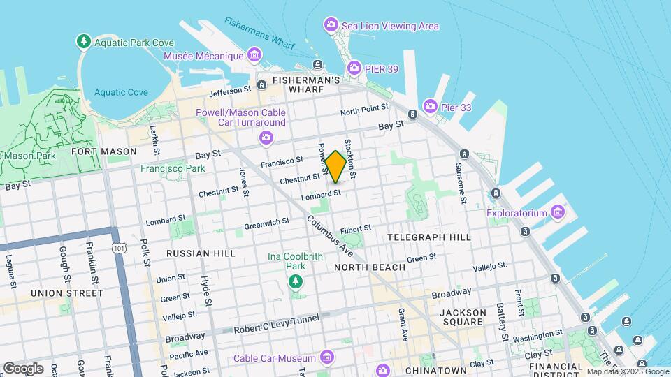 566-576 Lombard St Mapa y Detalles de la Ubicación