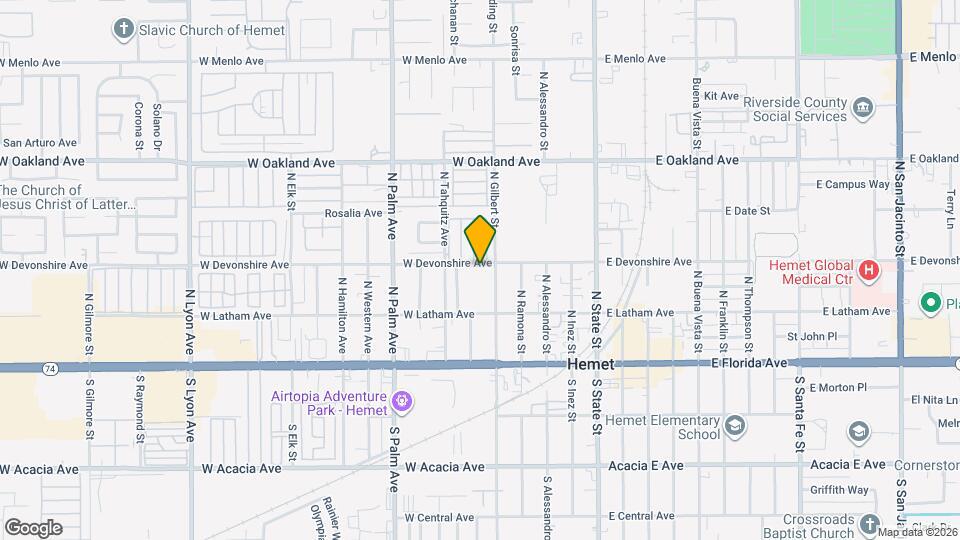 531 W Devonshire Ave Map and Location Details