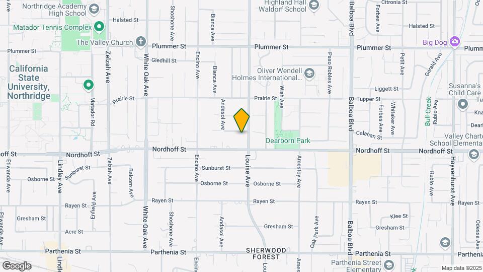 17312 Dearborn St Map and Location Details