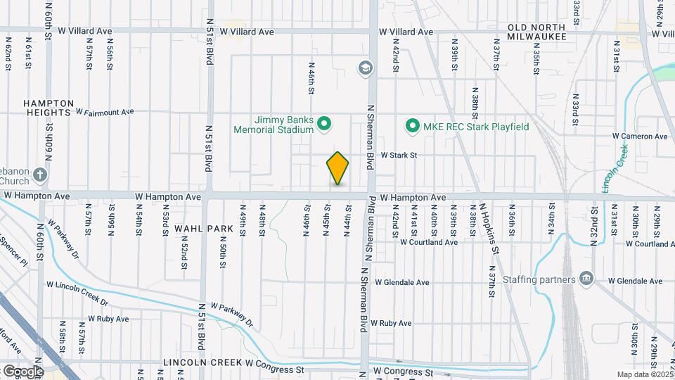 4422 W Hampton Ave Map and Location Details