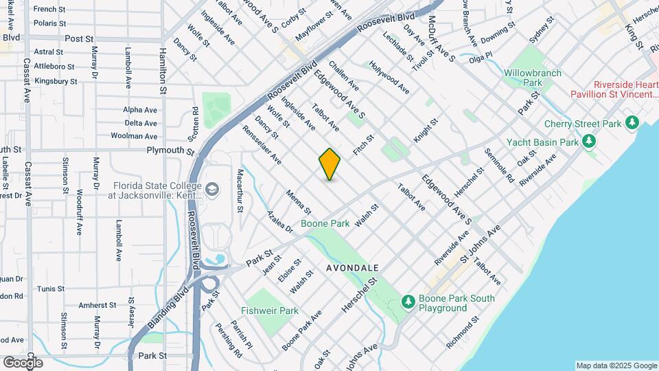 1405 Dancy St Map and Location Details