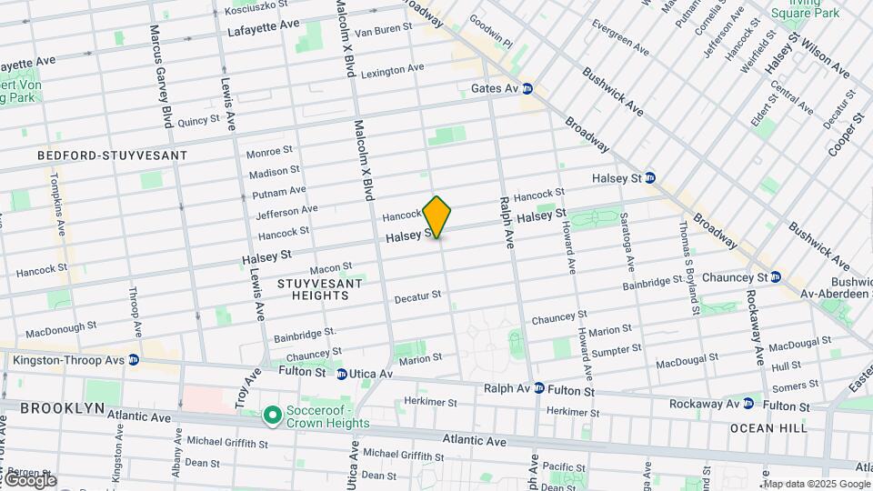 621 Macon St Map and Location Details