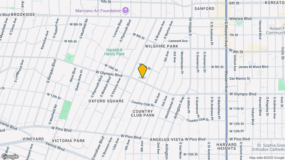 4015 W Olympic Blvd Map and Location Details