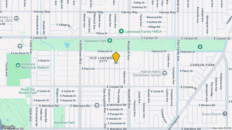 3816 Lomina Ave Map and Location Details