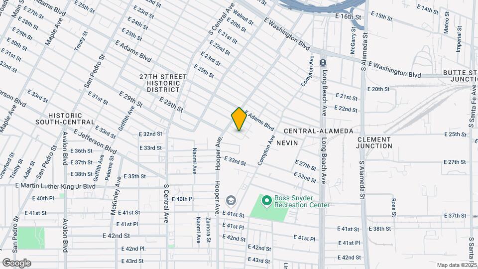 1329 E 28th St Map and Location Details