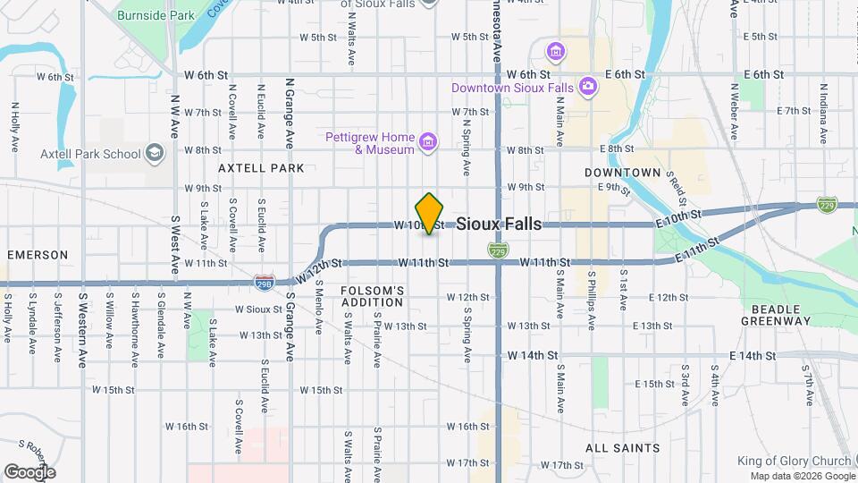 215 S Duluth Ave Map and Location Details