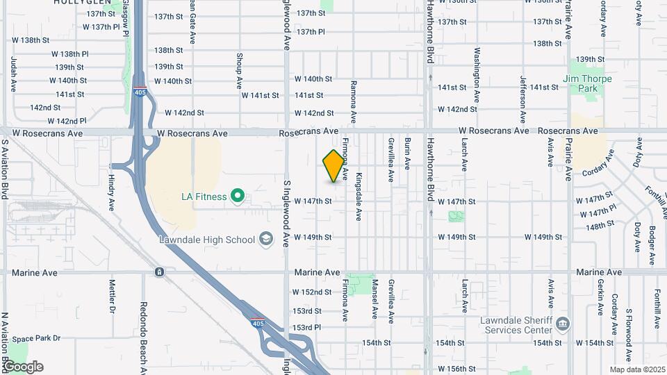 14601-14605 1/2 Firmona Ave Map and Location Details
