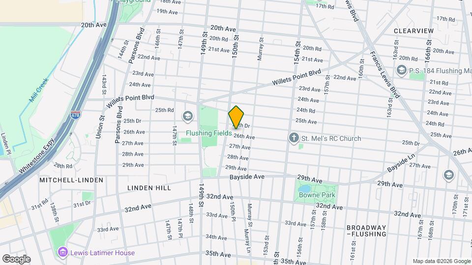 150-19 26th Ave Map and Location Details