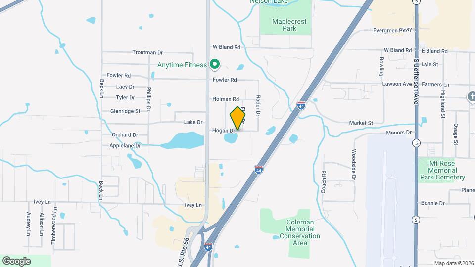 742 Hogan Dr Map and Location Details