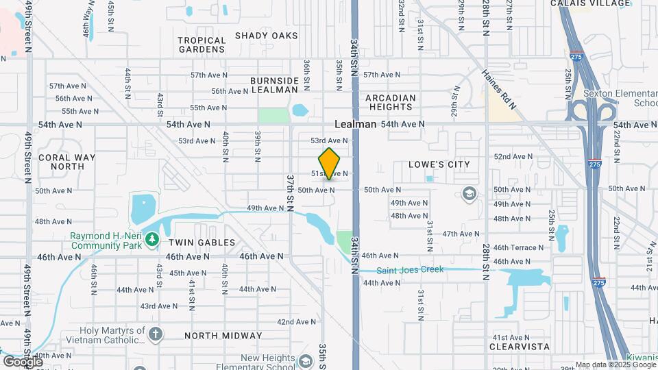 3525-3550 50th Ave N Map and Location Details