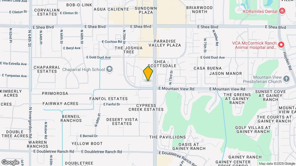 Metro Scottsdale Apartments Map and Location Details