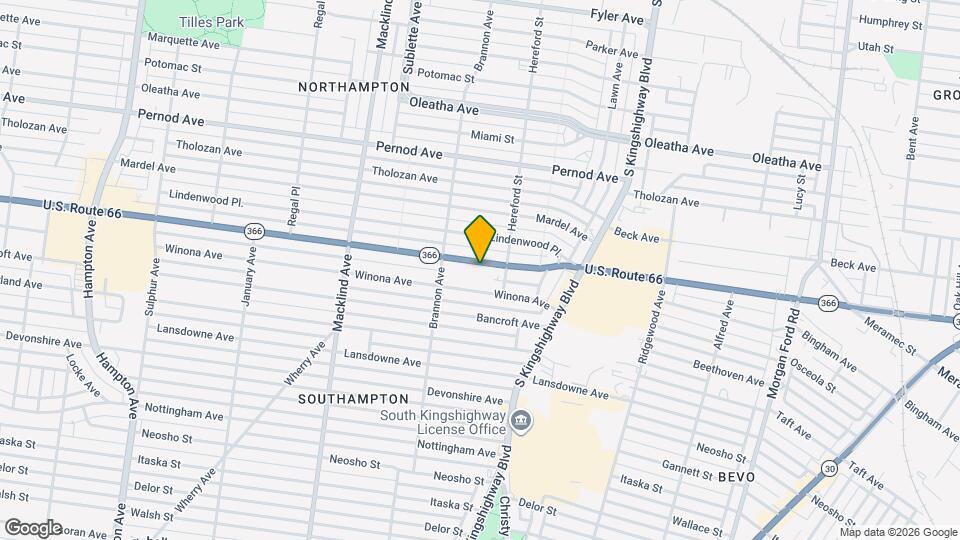 5028 Chippewa St Map and Location Details
