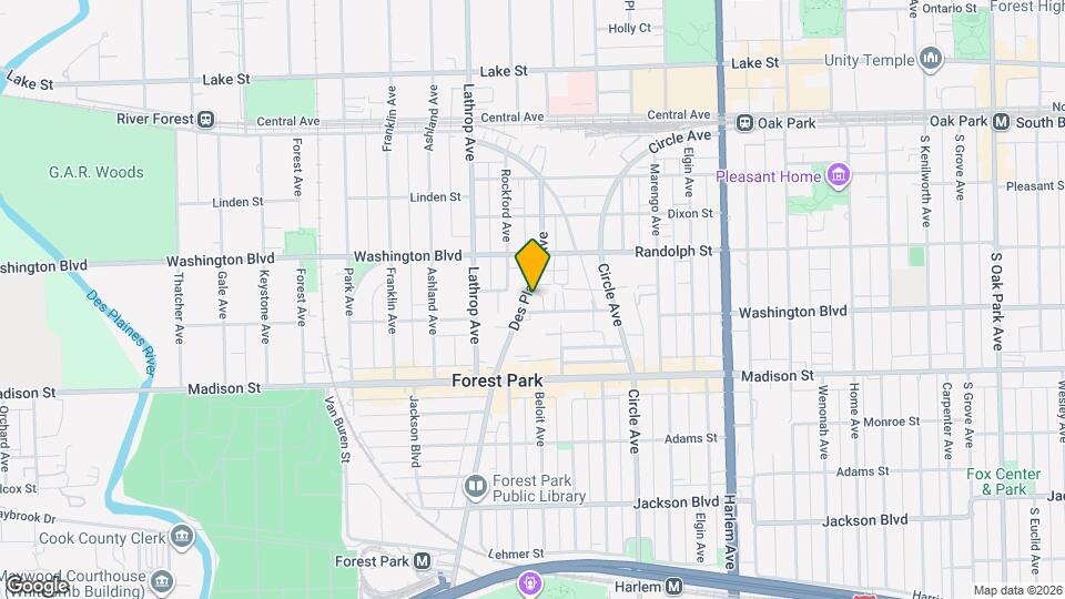 238 Des Plaines Ave Map and Location Details