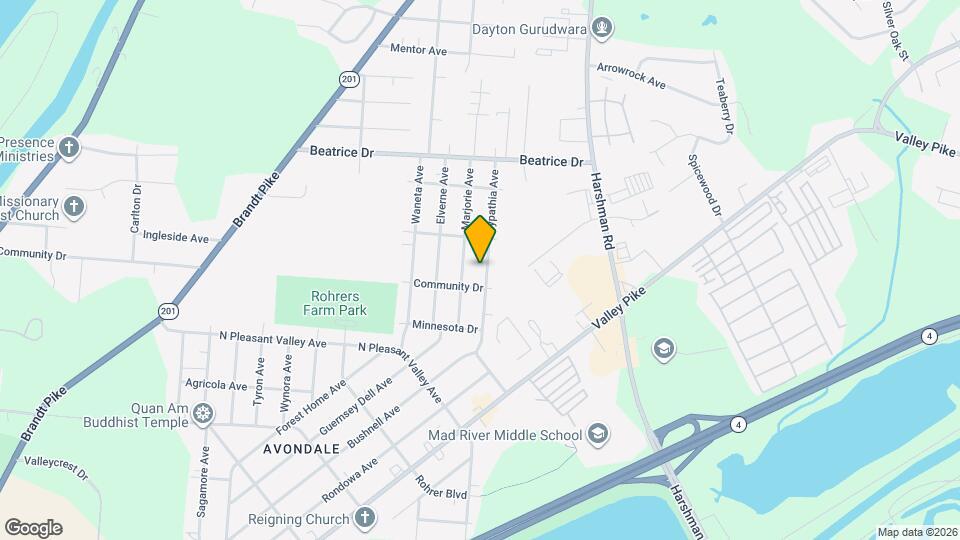 317 Hypathia Ave Map and Location Details