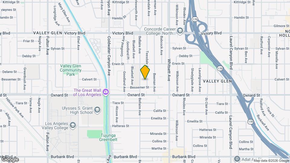 6051 Teesdale Ave Mapa y Detalles de la Ubicación