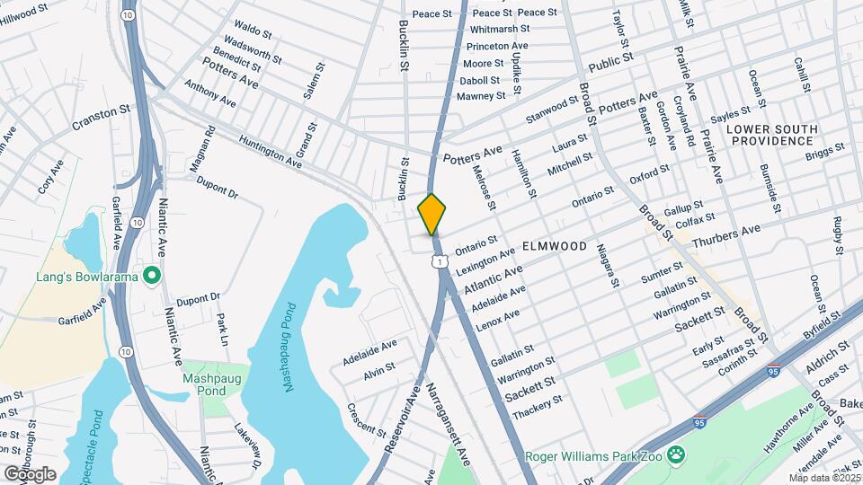 597 Elmwood Ave Map and Location Details