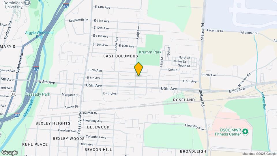 3018 E 6th Ave Map and Location Details