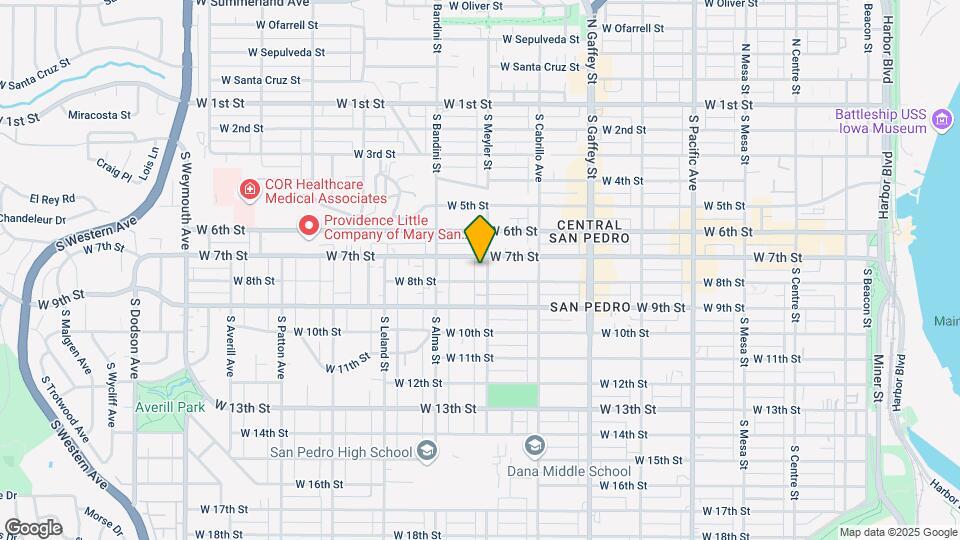 725 S Meyler St Map and Location Details