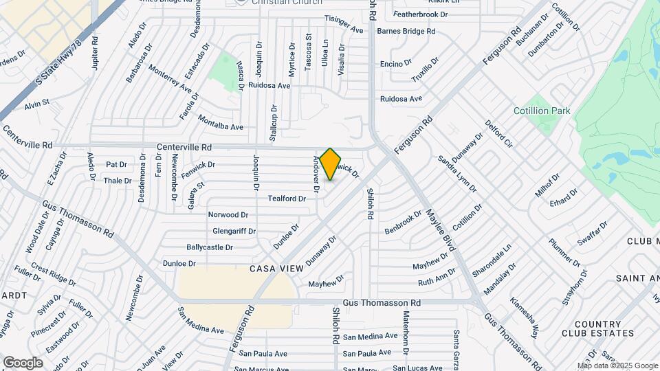 2627 Tealford Dr Map and Location Details