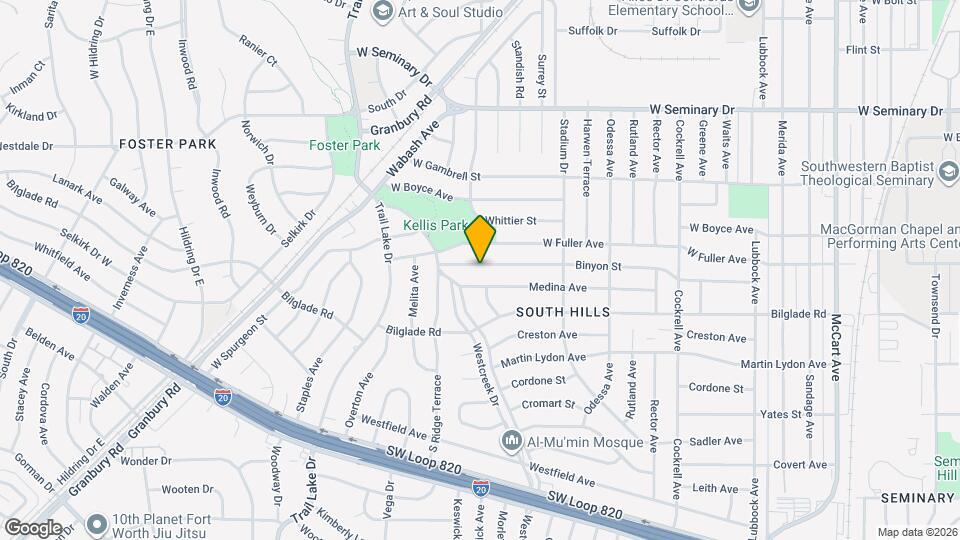 3517 Binyon Ave Map and Location Details
