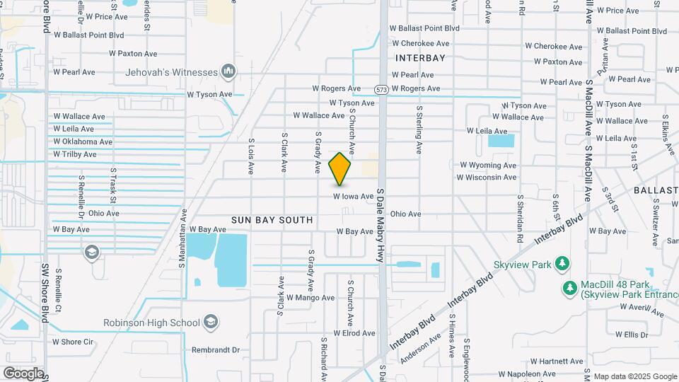 3909 W Iowa Ave Map and Location Details