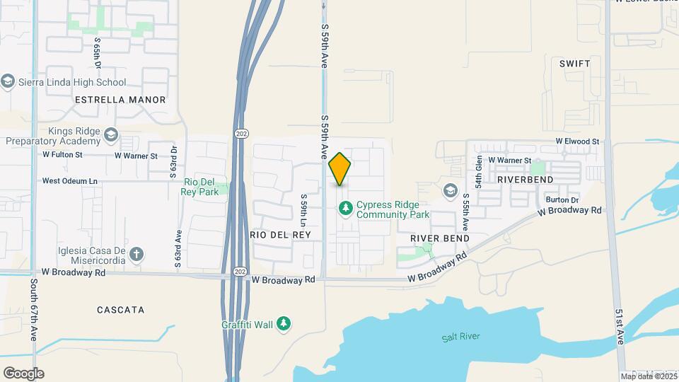 3913 S 58th Ln Map and Location Details