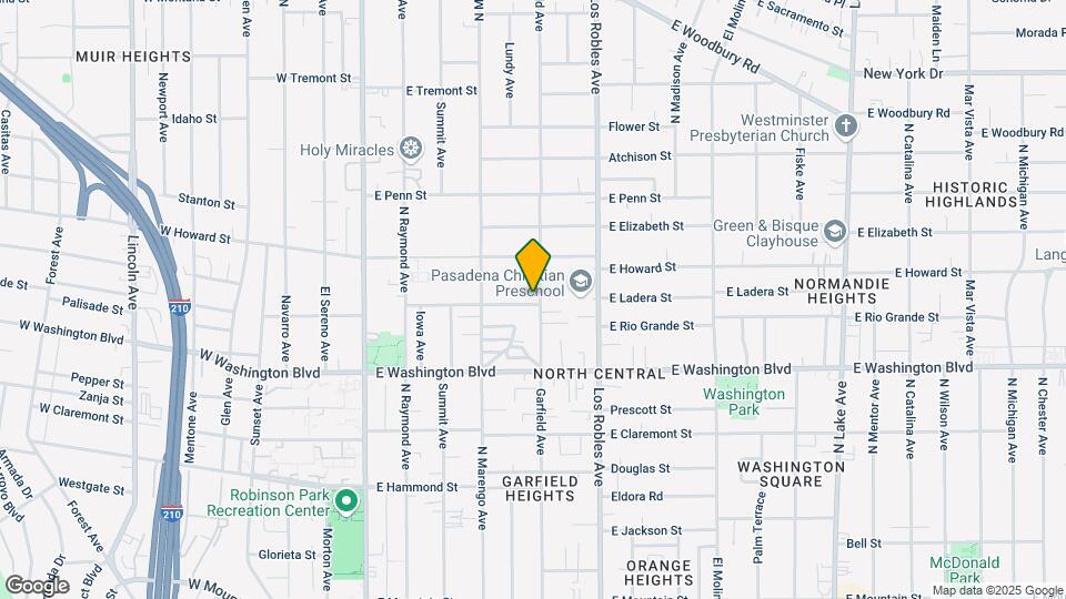 1485 N Garfield Ave Map and Location Details