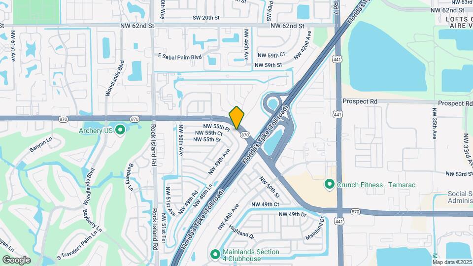 4855 NW 55th Pl Map and Location Details
