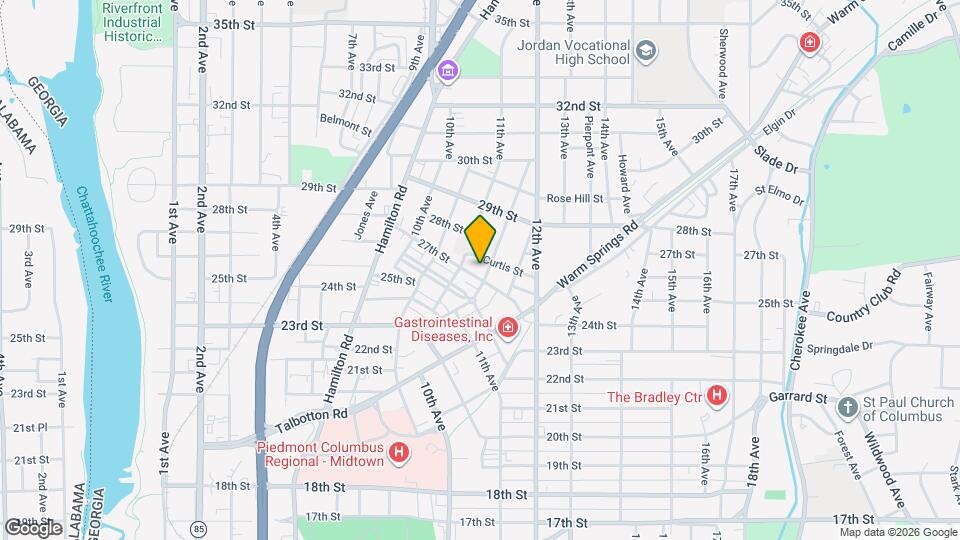 2703 Peabody Ave Map and Location Details