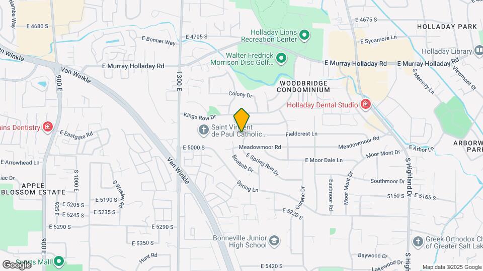 4968 S Spring Run Dr Map and Location Details