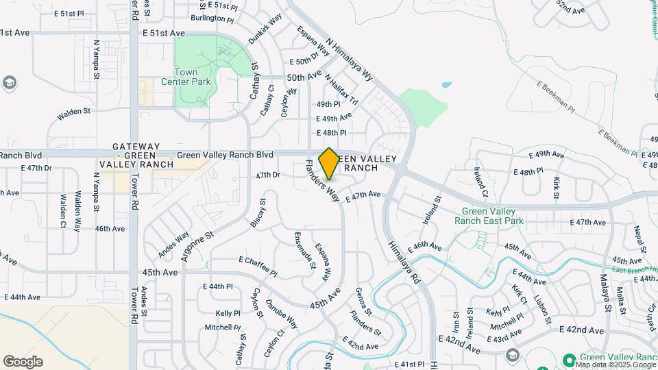4736 N Flanders Wy Map and Location Details