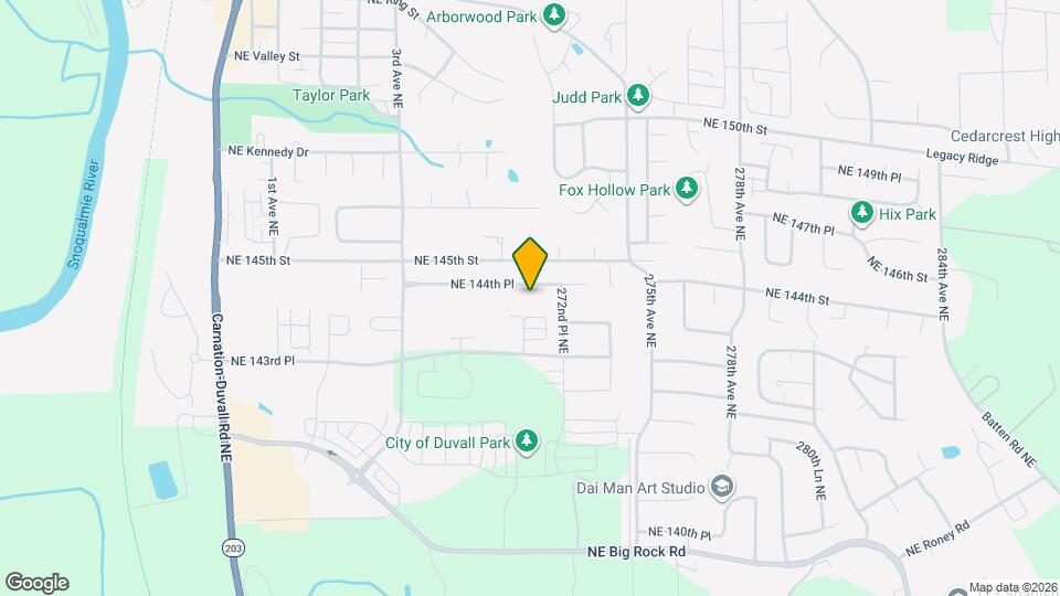 27121 NE 144th Pl Map and Location Details